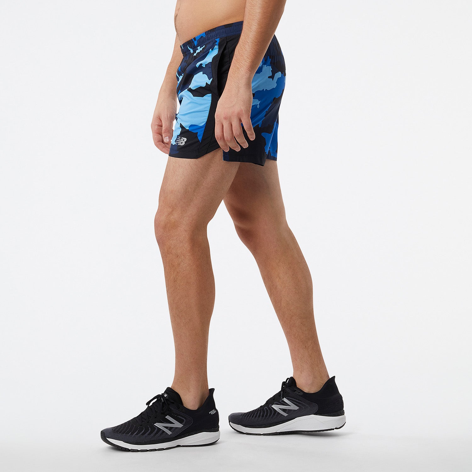 Mens Printed Accelerate 5 Inch Short
