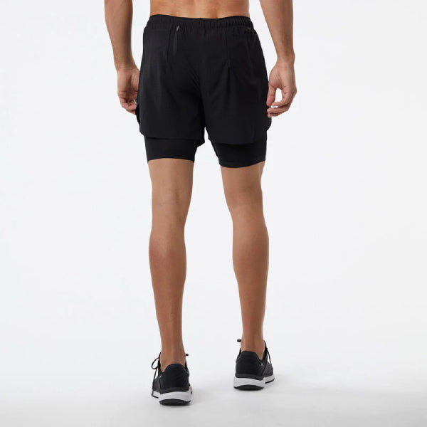 Mens Q Speed 5 Inch 2 in 1 Short
