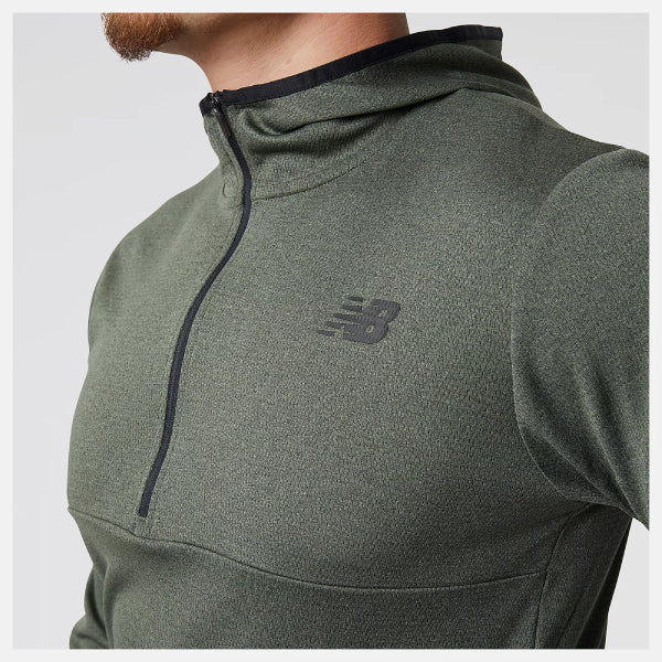 Mens Tenacity Hooded Quarter Zip