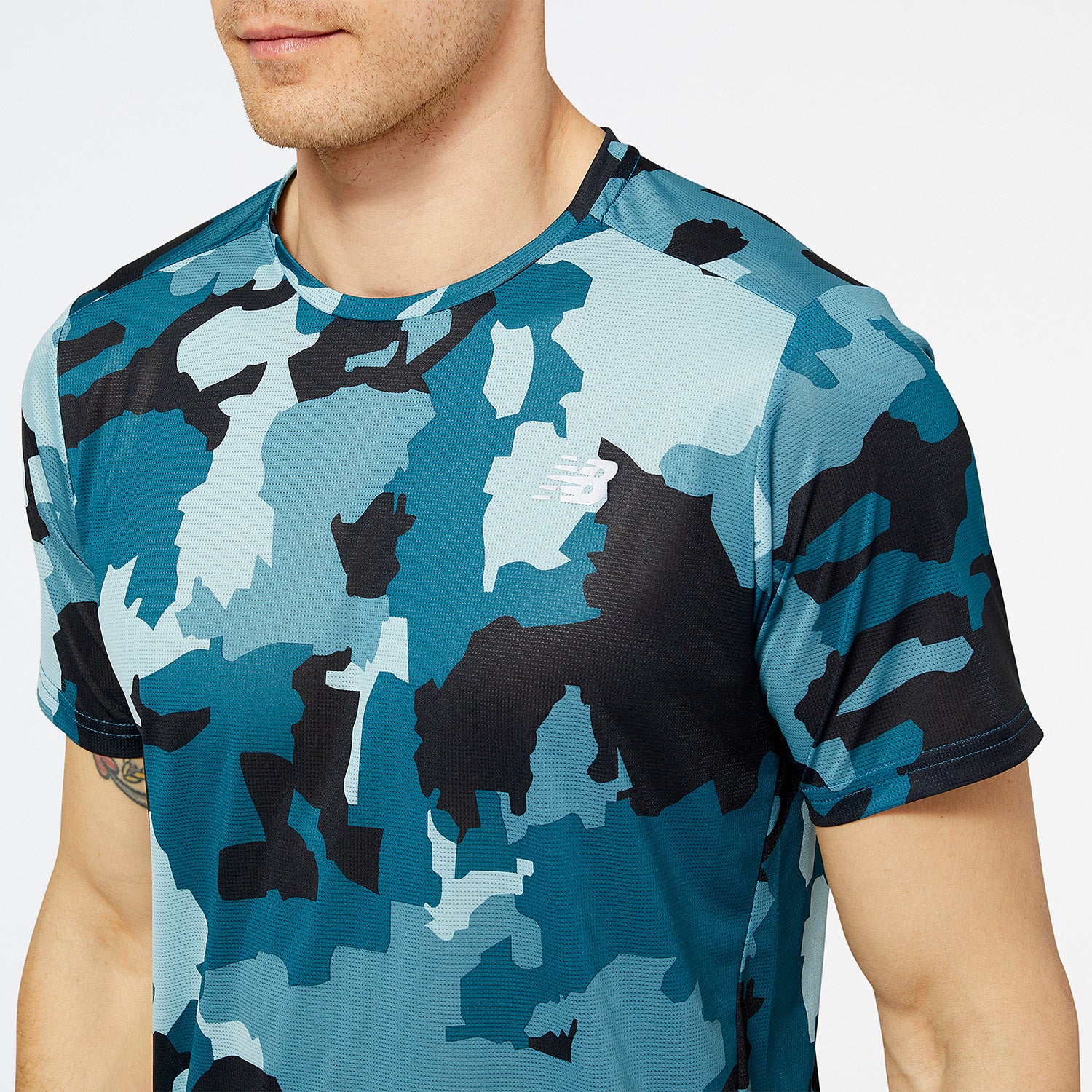 Mens Printed Accelerate Short Sleeve T-Shirt