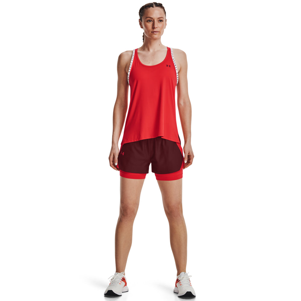 Womens Branded Waistband 2 in 1 Shorts